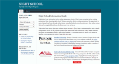 Desktop Screenshot of nightschool.org