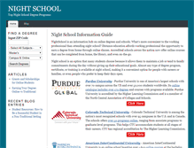 Tablet Screenshot of nightschool.org